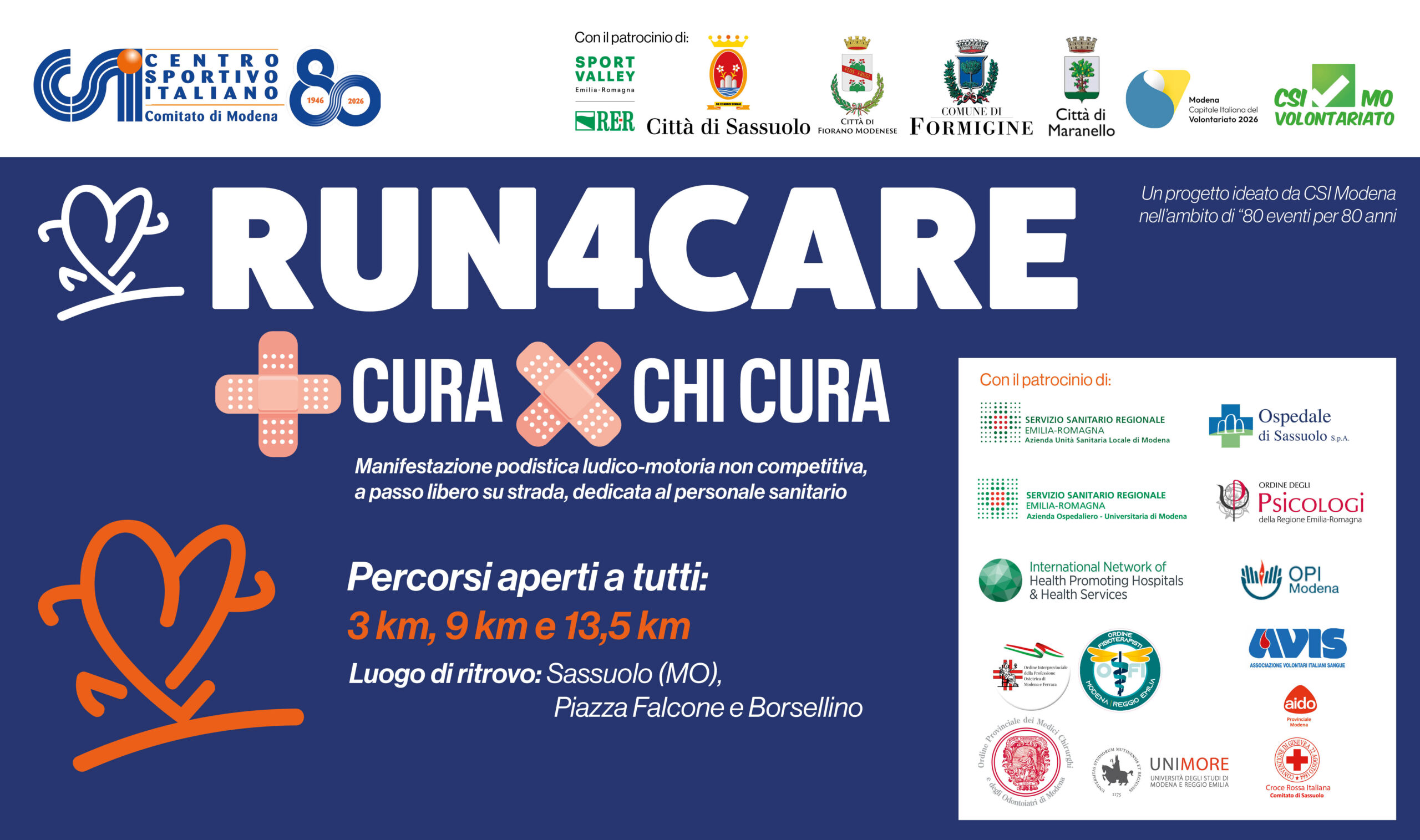Tecno Diamant partner Run4Care evento sportivo a Sassuolo